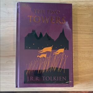The Two Towers by J.R.R. Tolkien — Purple & Gold Hardcover